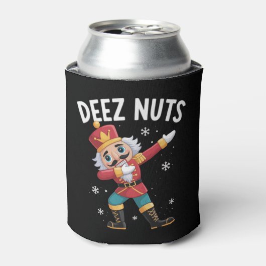 Deez Nuts Nutcracker Nut Funny Christmas  Dosenkühler (Kanne Vorderseite)