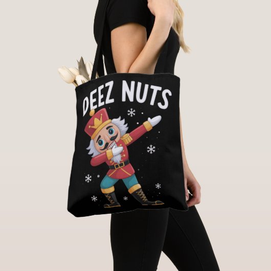 Deez Nuts Nutcracker Nut Funny Christmas Tasche (Von Nahem)