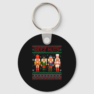 Deez Nuts Nutcracker Nut Shirt Funny Christmas Xma Schlüsselanhänger