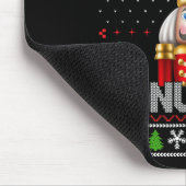 Deez Nuts Nutcracker Shirt Funny Ugly Christmas fü Mousepad (Ecke)