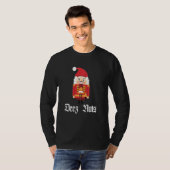 Deez Nuts Nutcracker Soldier Funny Christmas Meme T-Shirt (Vorne ganz)