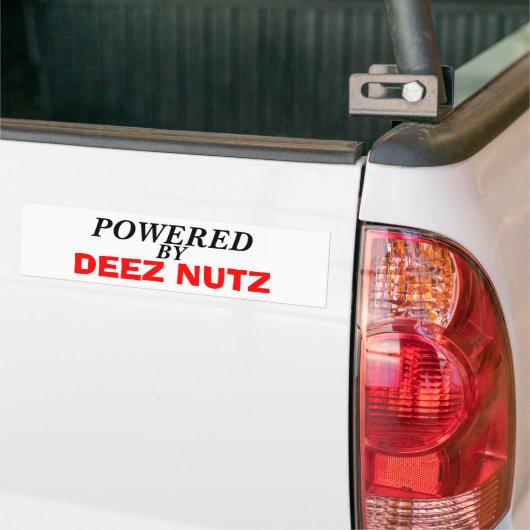 DEEZ NUTZ AUTOAUFKLEBER (Auf Lkw)