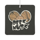 Deez Nutz Funny Illustration Autolufterfrischer (Vorderseite)