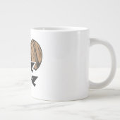 Deez Nutz Funny Illustration Jumbo-Tasse (Rechts)