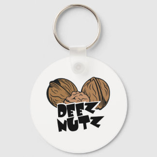 Deez Nutz Funny Illustration Schlüsselanhänger