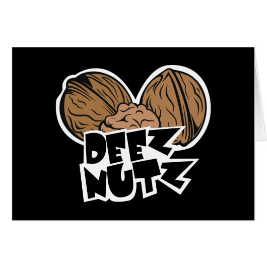 Deez Nutz lustige Illustration (Vorderseite (Horizontal))