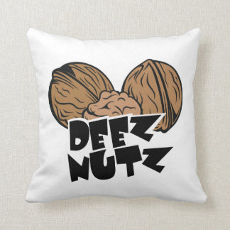Deez Nutz lustige Illustration Kissen