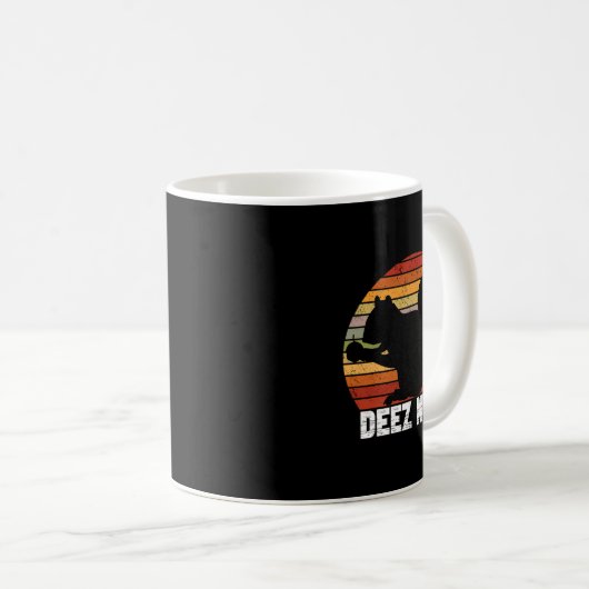 Deez Nutz Nutcracker Squirrel Gopher Chipmunk Dees Kaffeetasse (VorderseiteRechts)