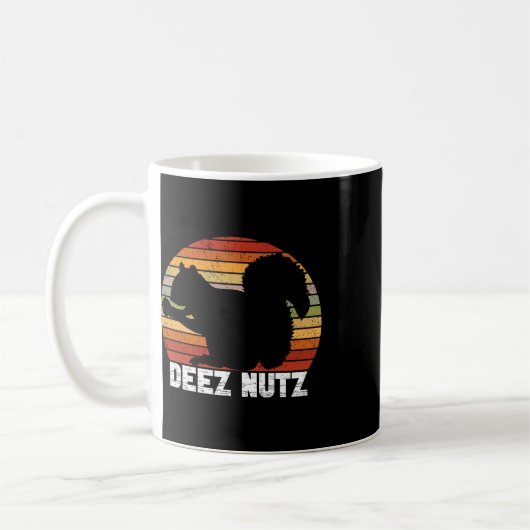 Deez Nutz Nutcracker Squirrel Gopher Chipmunk Dees Kaffeetasse (Links)