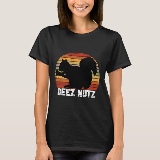 Deez Nutz Nutcracker Squirrel Gopher Chipmunk Dees T-Shirt (Vorderseite)