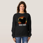 Deez Nutz Weihnachts-Gopher Sagt Dees Nutz Hässlic Sweatshirt (Vorne ganz)