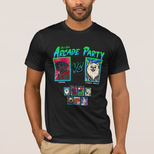 DEF CON Arcade-Party-Shirt T-Shirt (Vorderseite)