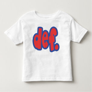 def. kleinkind t-shirt