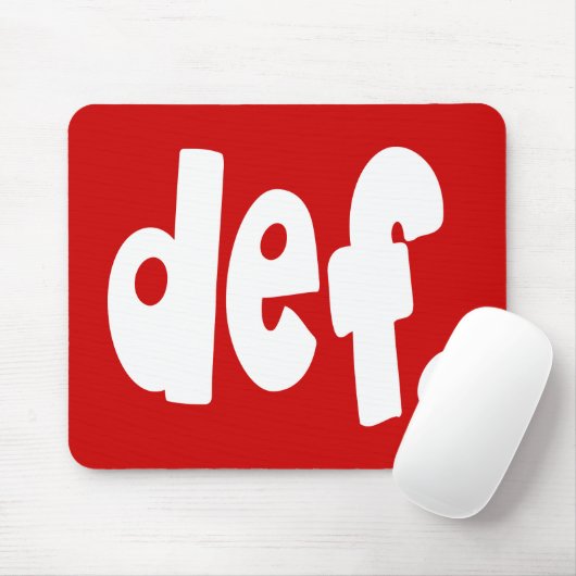 def. mousepad (Mit Mouse)
