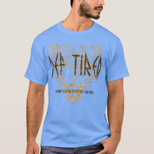 Def müde gießen etwas Kaffee auf mich Vintagen Gli T-Shirt