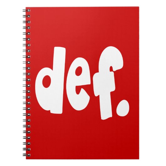 def. notizblock (Vorderseite)