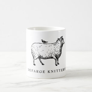 Defarge Strickerei-Tasse Kaffeetasse