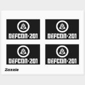 DEFCON 201 — Set für Aufkleber für Nichtmitglieder (Blatt)