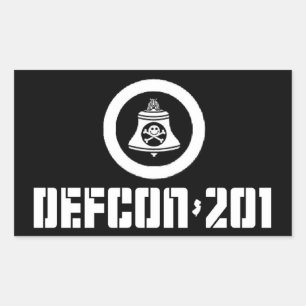 DEFCON 201 — Set für Aufkleber für Nichtmitglieder