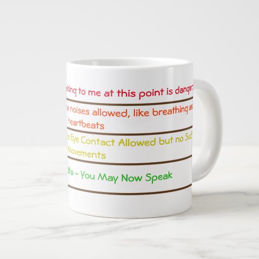 Defcon Coffee Tasse (Vorderseite Rechts)