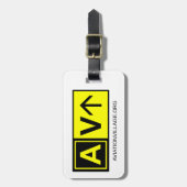 DEFCON Luftfahrt-Dorf-Gepäckanhänger Gepäckanhänger (Vorderseite vertikal)