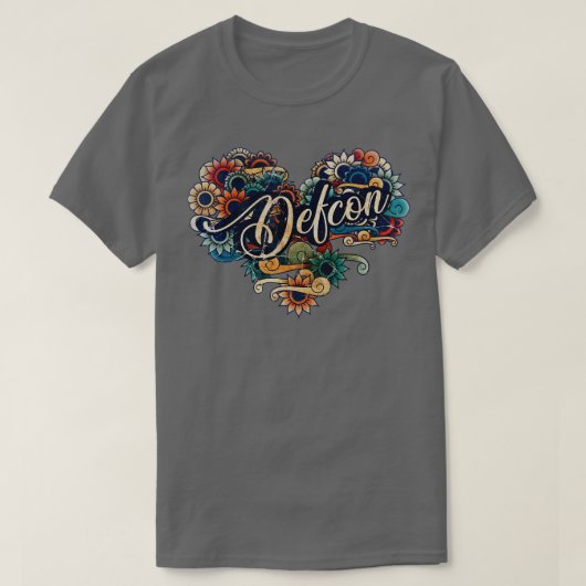 Defcon VIGNETTE VINTAG FARBE T-Shirt (Design vorne)