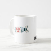 Defcon YUM! Chewmee, Logo- und YUMBomb-Tasse Kaffeetasse (Vorderseite Links)
