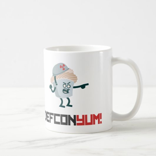 Defcon YUM! Chewmee, Logo- und YUMBomb-Tasse Kaffeetasse (Rechts)