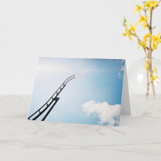 Defekte Achterbahn Karte (Gelbe Blume)