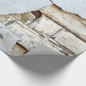 Defekte Betonblock-Wand Geschenkpapier (Ecke)
