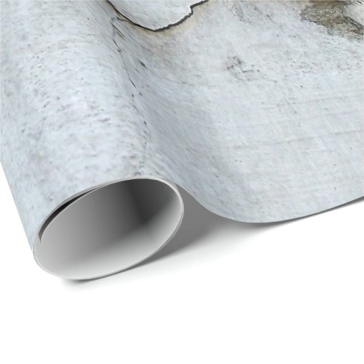 Defekte Betonblock-Wand Geschenkpapier (Rolleneckpunkt)