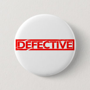Defekte Briefmarke Button