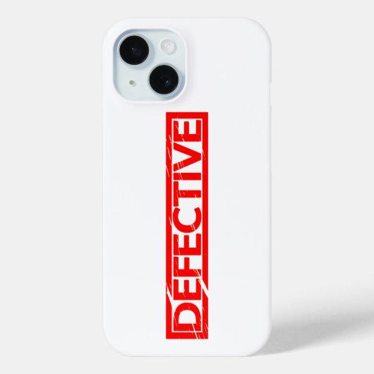 Defekte Briefmarke Case-Mate iPhone Hülle (Rückseite)