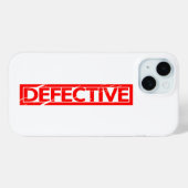 Defekte Briefmarke Case-Mate iPhone Hülle (Rückseite (Horizontal))