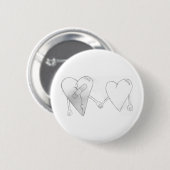 defekte Herzen bessern aus Button (Vorne & Hinten)