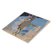 Defekte Herzen, gebrochene Statuen, Illustration Fliese (Seite)