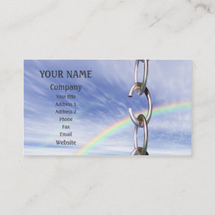 Defekte Kette Visitenkarte