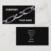 Defekte Kette Visitenkarte (Vorne/Hinten)