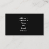 Defekte Kette Visitenkarte (Rückseite)