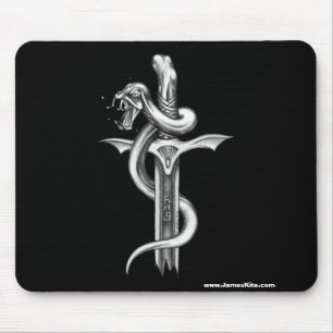 Defekte Klinge Mousepad