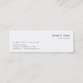 Defekte Nr. 12 der Kamera-A60 Mini Visitenkarte (Rückseite)