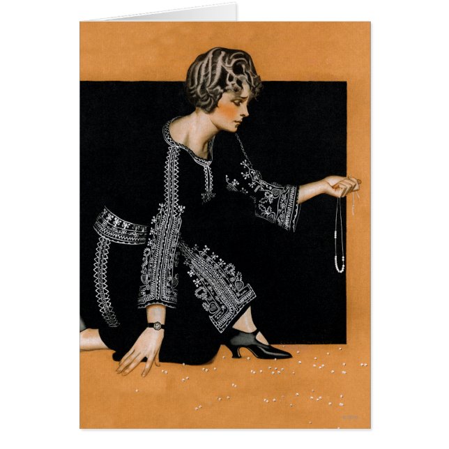 Defekte Perlen-Halskette (Vorne)