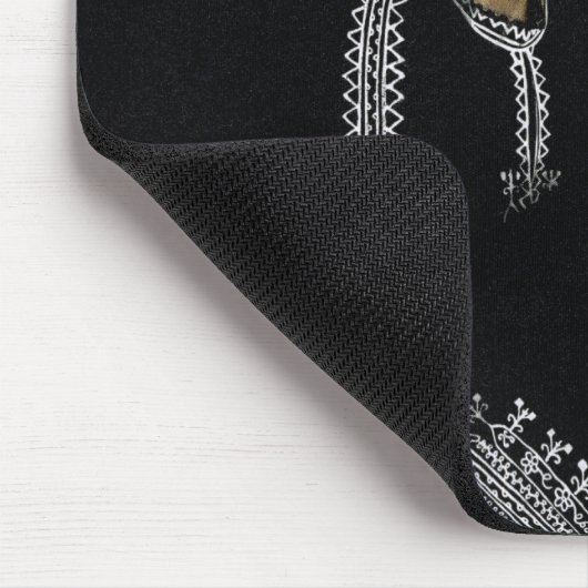 Defekte Perlen-Halskette Mousepad (Ecke)