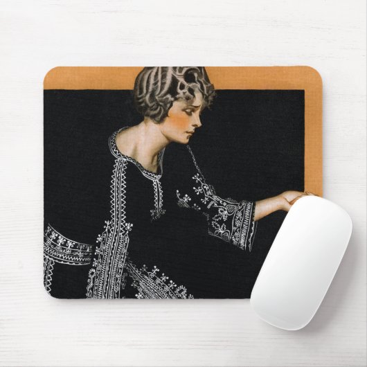 Defekte Perlen-Halskette Mousepad (Mit Mouse)