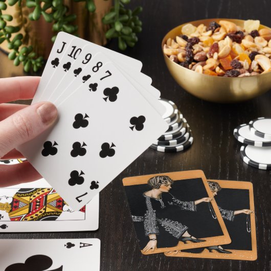 Defekte Perlen-Halskette Spielkarten (In Situ)