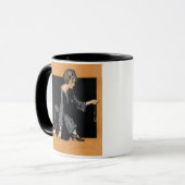 Defekte Perlen-Halskette Tasse (Vorderseite Links)