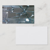 Defekte Spiegel-Visitenkarte Visitenkarte (Vorne/Hinten)