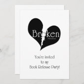 Defekte Veröffentlichungs-Buch-Freigabe-Einladung Einladung (Vorne/Hinten)