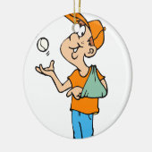 Defekter Arm-Spieler Keramikornament (Links)