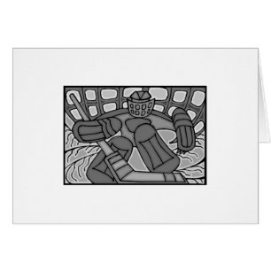 Defekter GlasHockey-Tormann